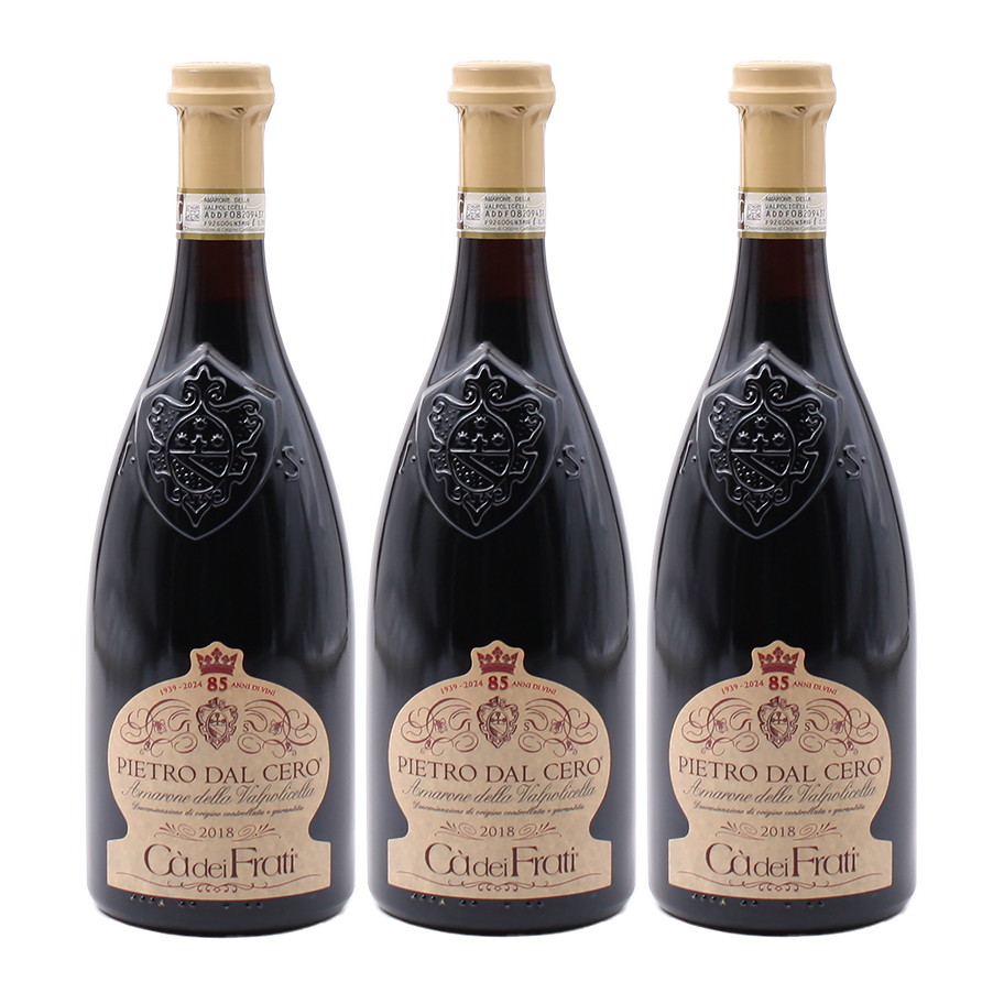 3er-Sparpaket Cà dei Frati Amarone della Valpolicella Pietro dal Cero DOC 2018