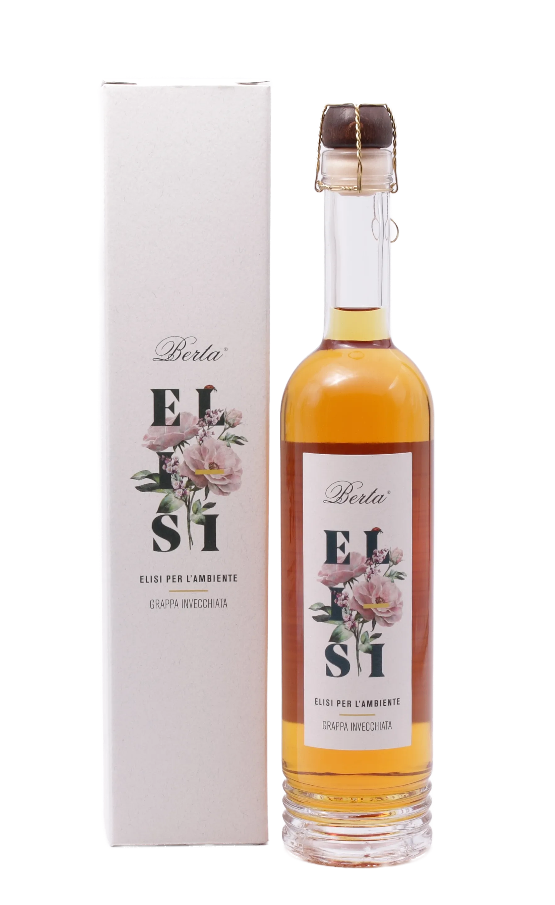 Distilleria Berta Grappa Elisi in Geschenkkarton