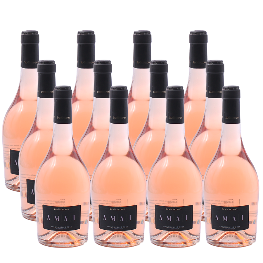 12er-Sparpaket San Marzano Amai Susumaniello Rosé IGP 2024