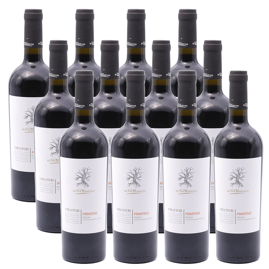 12er-Sparpaket San Marzano Primitivo i Tratturi IGP 2025