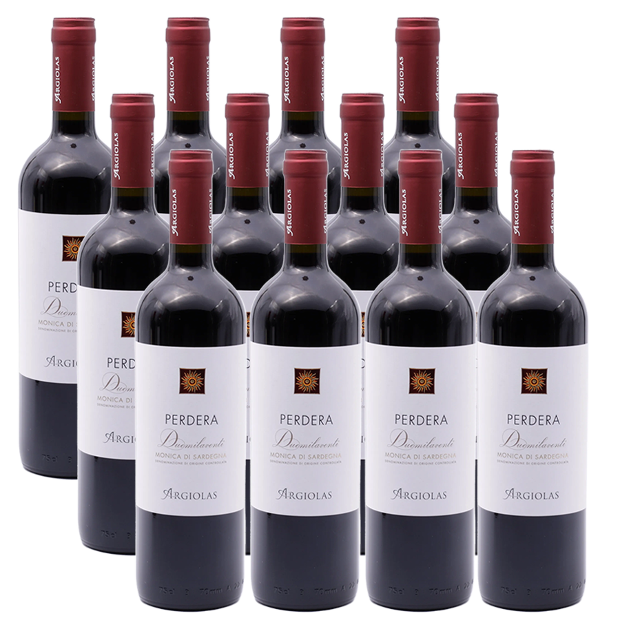 12er-Sparpaket Argiolas Perdera Monica di Sardegna DOC 2022