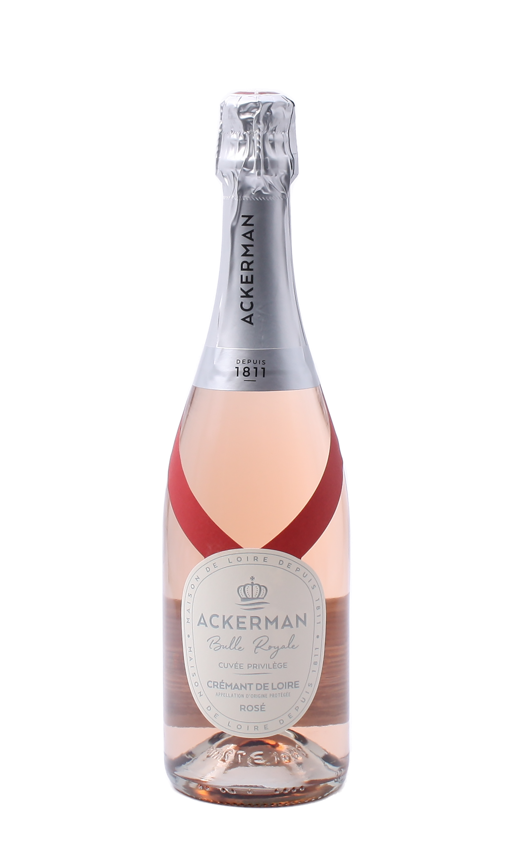 12er-Sparpaket Ackerman Crémant de Loire Bulle Royale Cuvée Privilège Rosé Brut AOP