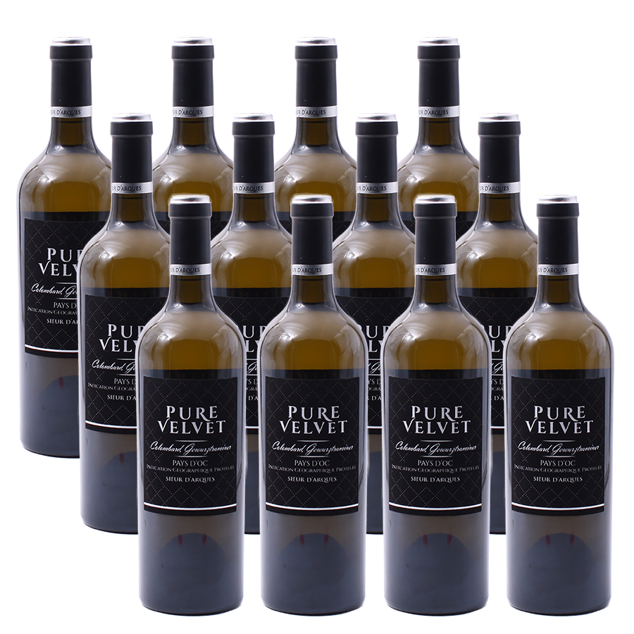 12er-Sparpaket Sieur d'Arques Pure Velvet Blanc 2024
