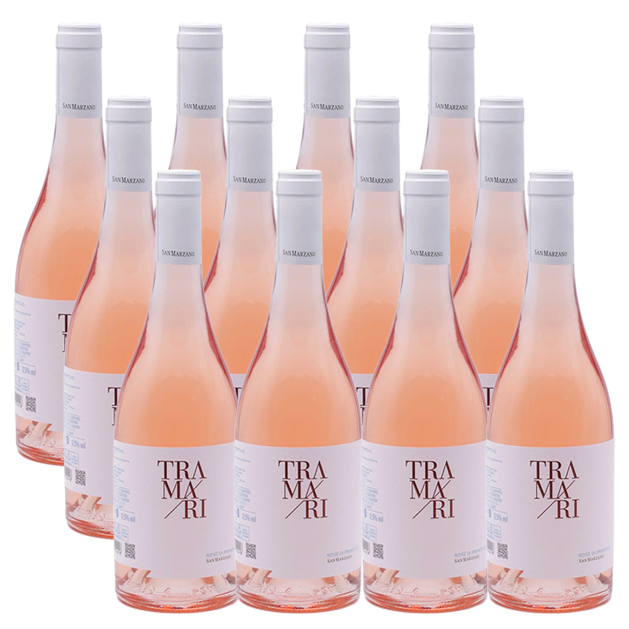 12er-Sparpaket San Marzano Tramari Rosé di Primitivo Salento IGP 2024