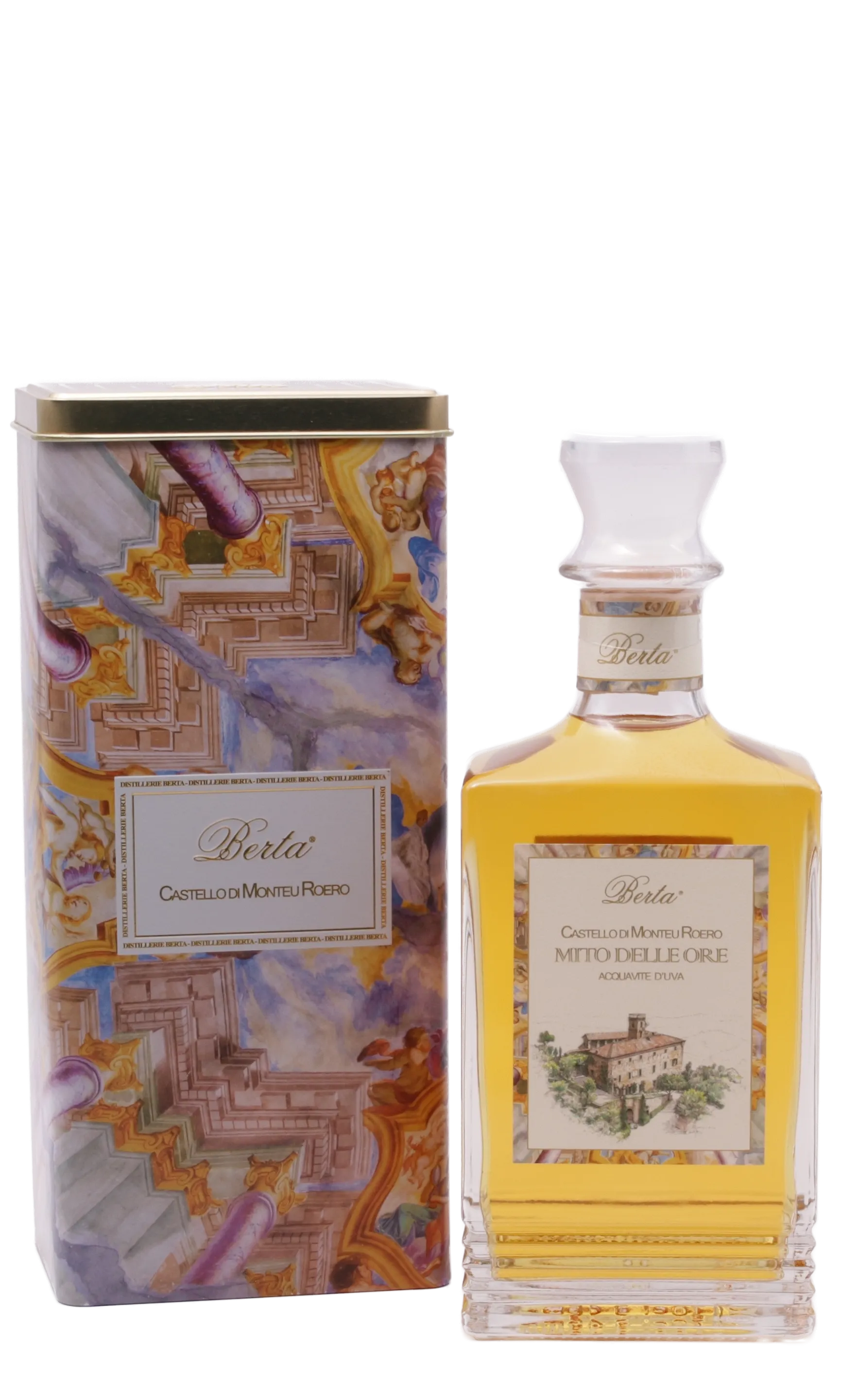 Distilleria Berta Mito delle Ore Distillato d’Uva in Metalldose