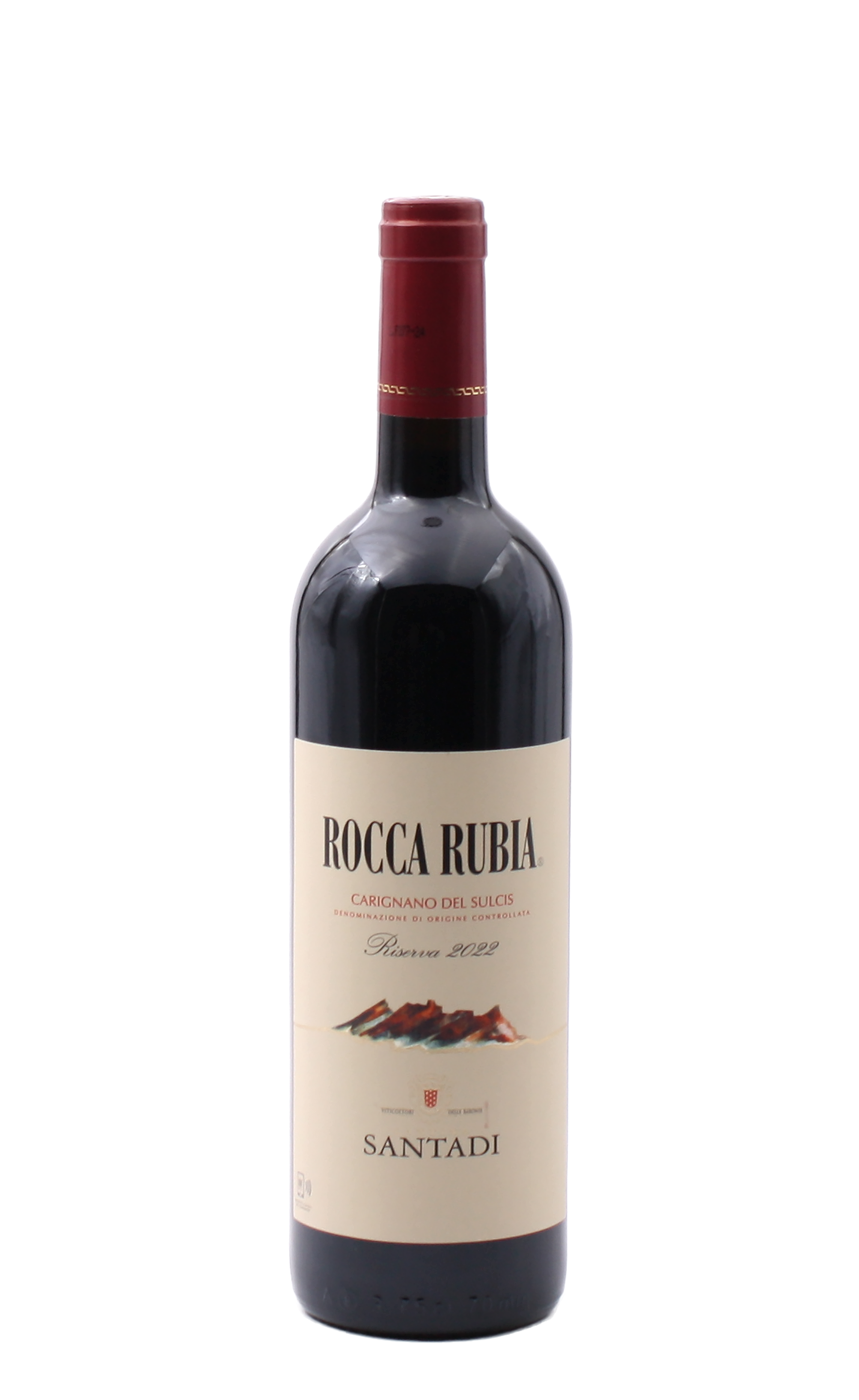 6er-Sparpaket Santadi Carignano del Sulcis Superiore Rocca Rubia Riserva DOC 2022