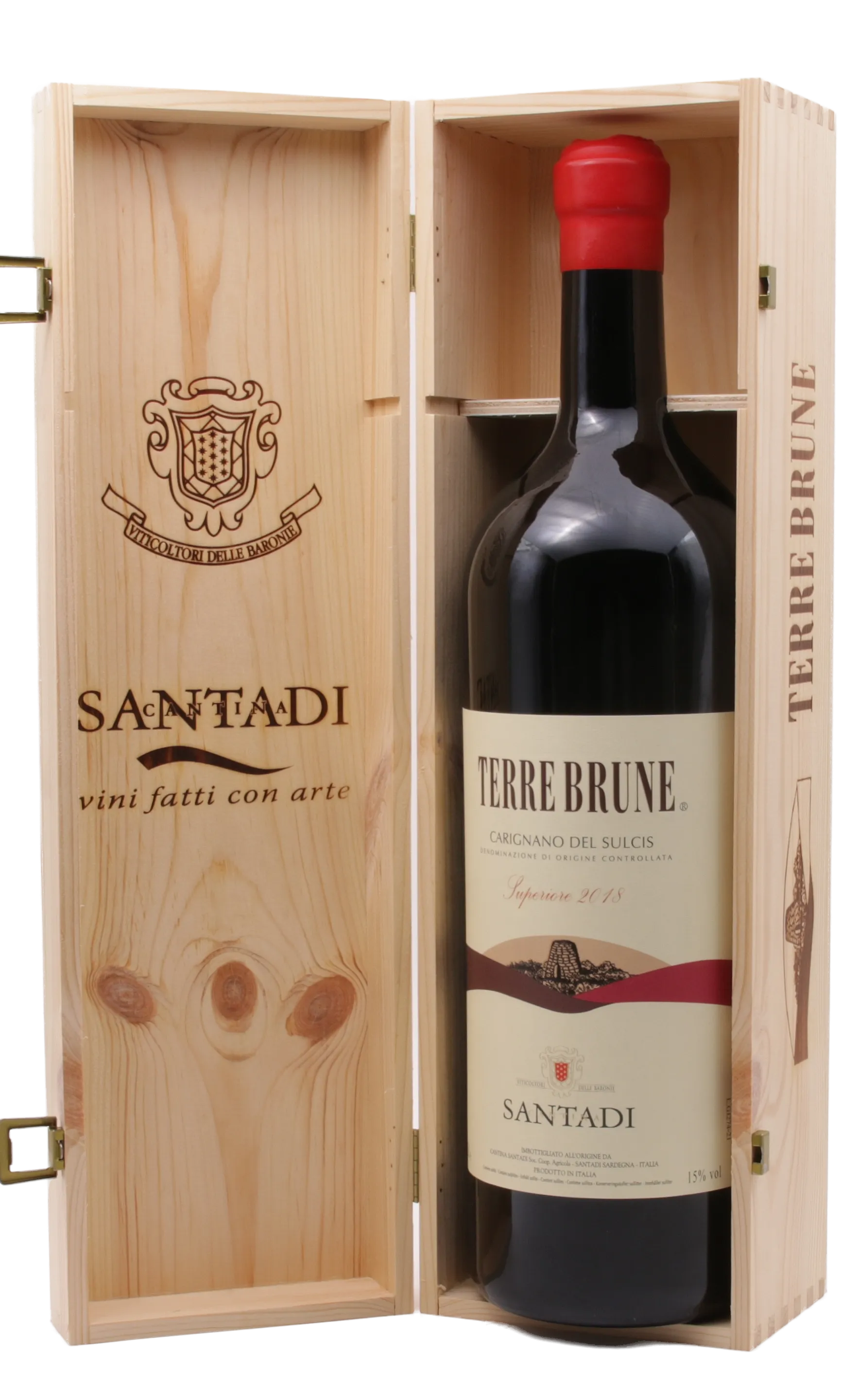 Santadi Carignano del Sulcis Superiore Terre Brune DOC 2018 Doppelmagnum
