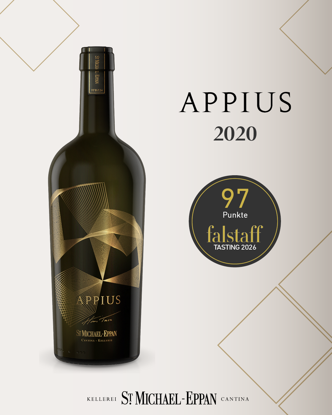 St. Michael Eppan Appius DOC 2020 inkl. Holzkiste