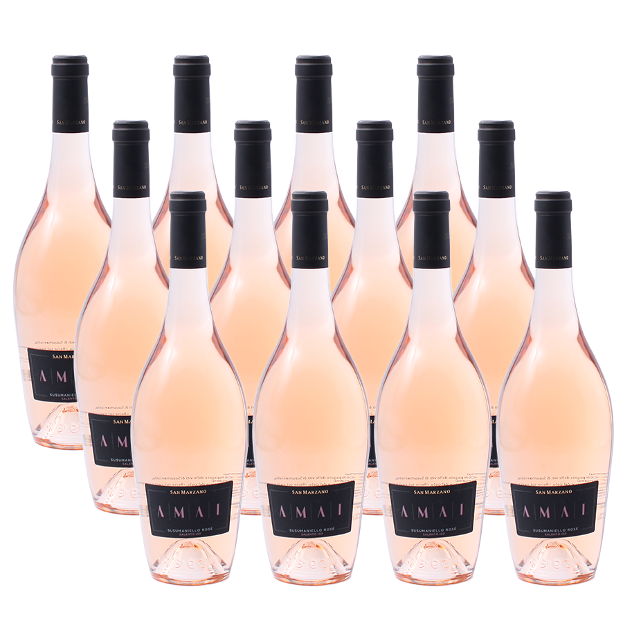 12er-Sparpaket San Marzano Amai Susumaniello Rosé IGP 2025