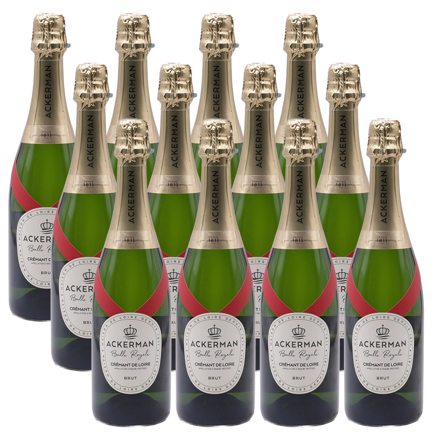 12er-Sparpaket Ackerman Crémant de Loire Bulle Royale Brut
