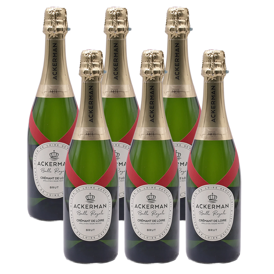 6er-Sparpaket Ackerman Crémant de Loire Bulle Royale Brut